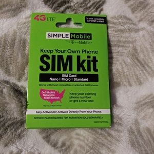 Simply mobile sim kit not opened
